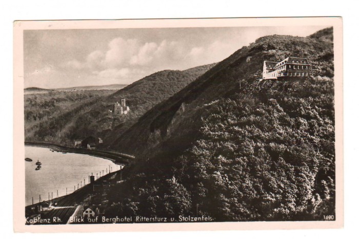 CPIB 20881 - CARTE POSTALA - KOBLENZ RH, RHEIN, ELVETIA