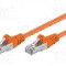 Cablu patch cord, Cat 5e, lungime 1.5m, F/UTP, Goobay - 95538