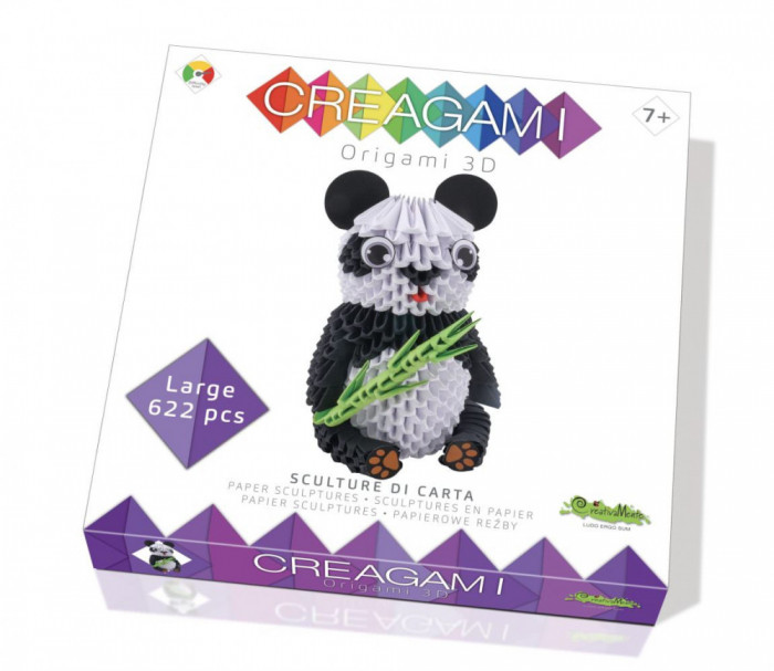 Set creativ Origami 3D Panda Creagami