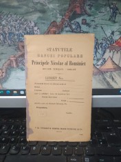 Statutele Băncei populare Principele Nicolae al Rom&acirc;niei din com. Temișani Timișani, azi sat &icirc;ncomuna Fărcășești, județul Gorj, T&acirc;rgu jiu 1905. 013