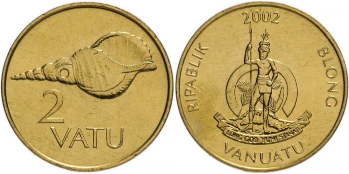 Vanuatu 2002 - 2 vatu UNC