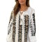 Bluza dama tip ie R256 alb/crem , marimea M