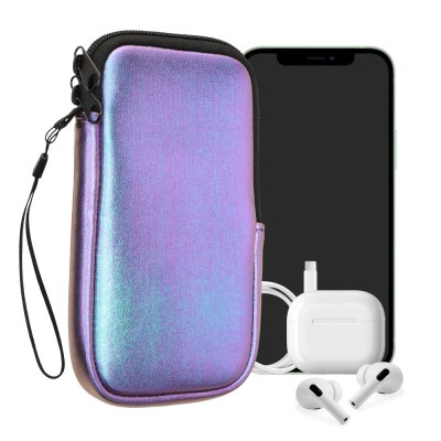Husa Universala Kwmobile pentru telefon, Marime XL - 6.8 inch, Mov, Neopren, KWM0000099O165C foto