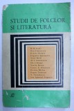 STUDII DE FOLCLOR SI LITERATURA , 1967