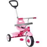 Tricicleta Radio Flyer 3-in-1 Stroll N Trike, Roz, 1.5 - 5 ani
