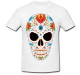 Cumpara ieftin Tricou &quot; Vector Art Of Sugar Skulls &quot;