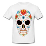 Tricou &quot; Vector Art Of Sugar Skulls &quot;
