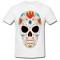 Tricou &quot; Vector Art Of Sugar Skulls &quot;