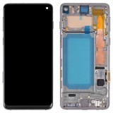 Display ecran cu Touchscreen si Rama pentru Samsung S10, G973, TFT, Negru, Compatibil
