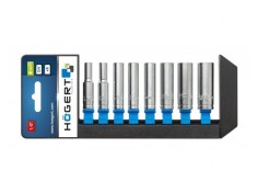 Set Chei Tubulare 6 Puncte 1/4 Lungă 8 Bucăți
