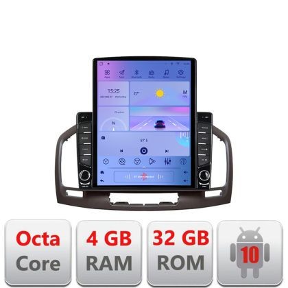 Navigatie Opel Insignia 2009-2013 G-114 ecran tip TESLA 9.7&quot; cu Android Radio Bluetooth Internet GPS WIFI 4+32GB DSP 4 CarStore Technology