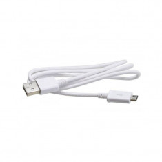 Cablu de Date Incarcator USB Compatibil Telefon Samsung, Lungime 90cm, Alb foto