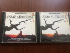 Ennio Morricone The Very Best Of Vol. 1 + vol. 2 cd disc 2 discuri selectii compilatie muzica teme din filme film soundtrack RCA VG+