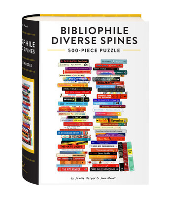 Bibliophile Diverse Spines 500-Piece Puzzle foto