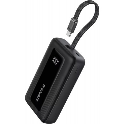 Baterie Externa Anker Zolo, 20000mAh, 30W, QC + PD, 1 x USB-A - 2 x USB-C, Neagra A1689H11 foto