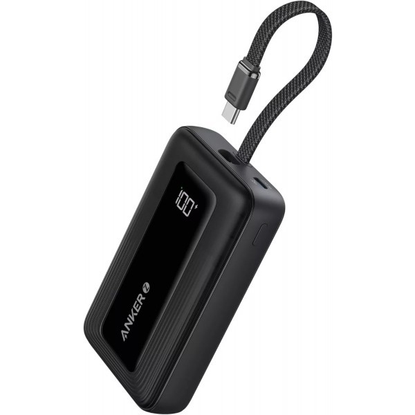 Baterie Externa Anker Zolo, 20000mAh, 30W, QC + PD, 1 x USB-A - 2 x USB-C, Neagra A1689H11