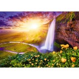 Puzzle 1000 piese - Cascada Seljalandsfoss Islanda | Trefl
