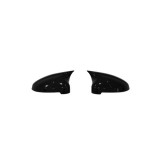 Set capace oglinzi tip Batman pentru Audi A4 B9/B9 FL (2016&ndash;2021), negru lucios