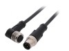 Cablu Conectare M12 4 Pini 1m 250VAC 4A PUR