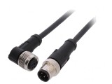 Cablu Conectare M12 4 Pini 1m 250VAC 4A PUR