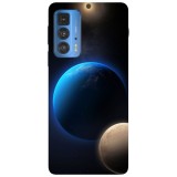 Husa compatibila cu Motorola G20 model Planet orbit, Silicon, TPU, Viceversa, Transparent, Carcasa