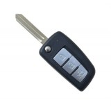 Carcasa cheie Topautochei&reg; pentru Nissan X-Trail Juke T32 Rogue F15 Qashqai Tida Murano Maxima Quest, 3 butoane, Oem