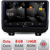 Navigatie Android Jeep Wrangler 2018+ 2K QLED 8GB/128GB 4G DSP