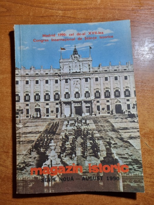 Revista Magazin Istoric - August 1990