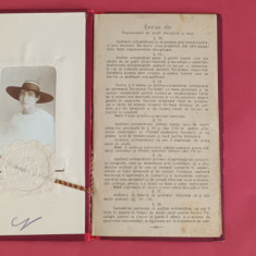 Cluj Kolozsvar Carnet student Universitatea de Drept Cluj 1920