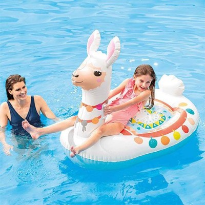 Jucarie gonflabila de piscina pentru copii, Lama Ride-On, 135x94x112cm foto