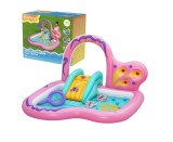 Spatiu de joaca gonflabil Butterfly Wonder, 180 x 180 x 117 cm, roz, Lean 32031