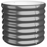 Cumpara ieftin Jardiniera antracit 40x40x36 cm otel galvanizat