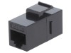 Adaptor Soclu Keystone Cat 5e PoE 8p8c Negru, Logilink