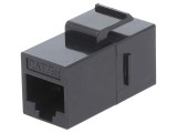Adaptor Soclu Keystone Cat 5e PoE 8p8c Negru, Logilink