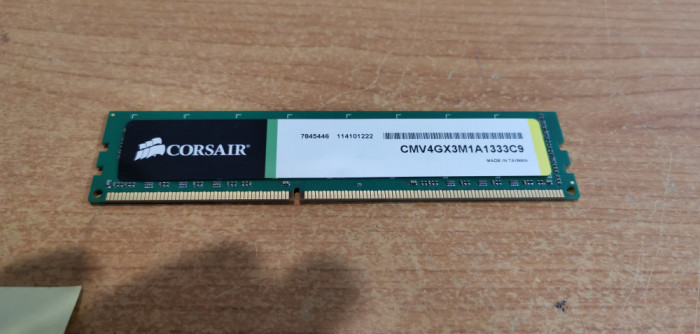 Ram PC Corsair 4GB 1333MHz CMv4GX3M1A1333C9