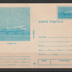 Romania 1994 , Carte Postala Necirculata , Aviatie - Tarom - Iliusin IL 62