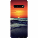 Husa silicon pentru Samsung Galaxy S10 Plus, Ocean Sunset
