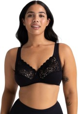 Sutien fara armatura pentru femei Dorina Georgina D1427A, negru, 80C - OUTLET