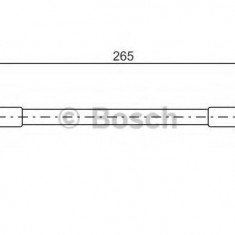 Conducta / cablu frana FIAT DUCATO platou / sasiu (280) (1982 - 1990) BOSCH 1 987 476 244