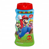 Gel de dus si sampon 2 in 1, Super Mario, Copii, 475 ml, Lorenay