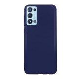 Cumpara ieftin Husa compatibila cu oppo reno 6 pro 5g (snapdragon), matte efect, camera ultra safe, htpmag, blue