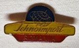 TEHNOIMPORT Romania - insigna din anii 1970 ( Republica Socialista Romania)