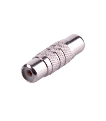 Adaptor prelungire RCA mama la RCA mama metalic foto