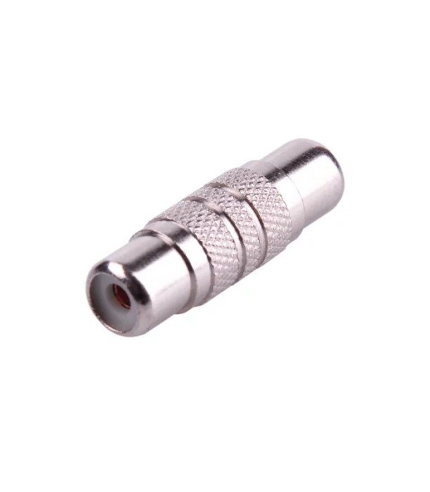 Adaptor prelungire RCA mama la RCA mama metalic