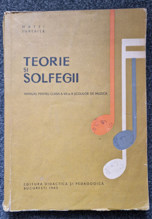 TEORIE SI SOLFEGII. MANUAL PENTRU CLASA VII-A - Jurebita