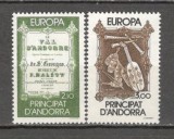 Andorra Franceza.1985 EUROPA-Anul muzicii SE.602, Nestampilat