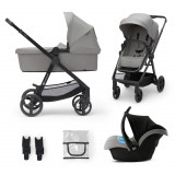 CARUCIOR KINDERKRAFT NEWLY, 3 IN 1, MOONLIGHT GREY