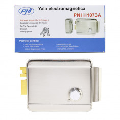 Resigilat : Yala electromagnetica PNI H1073A din otel cu butuc Fail Secure NO