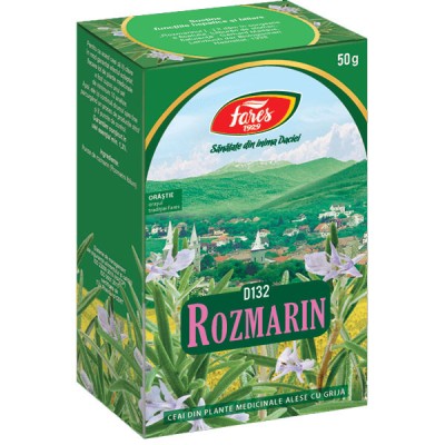 Ceai Rozmarin Frunze 50gr Fares foto