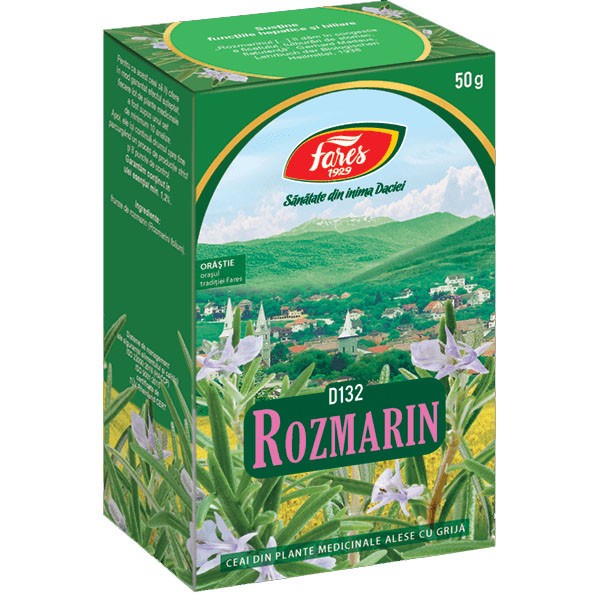 Ceai Rozmarin Frunze 50gr Fares